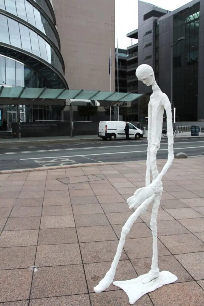 Old Man Walking Sculpture