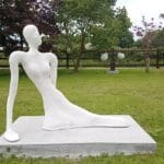 Surreal Sculpture inspired by the beauty of female body shape , created by artist Valeriu Cazacevschi